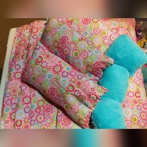 Emily Rose Bedding For Triple Bunk Bed 3 Blankets, Pillows, And Accent Pillows